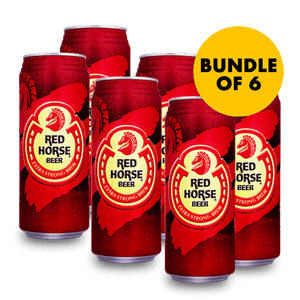 Red Horse Beer 500 mL Can Bundle of 6