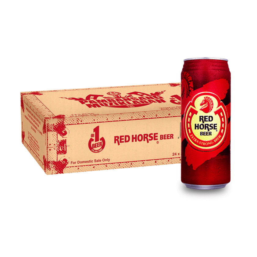 Red Horse Beer 500 mL Can Case of 24