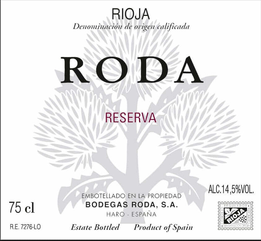 Bodegas Roda Reserva 2020 Spanish Red Wine 750ml at ₱3190.00 | Wine | Boozy.ph
