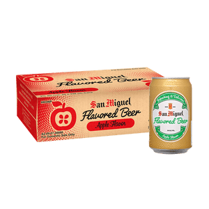 San Miguel Flavored Beer Apple 330 mL Can Case of 24