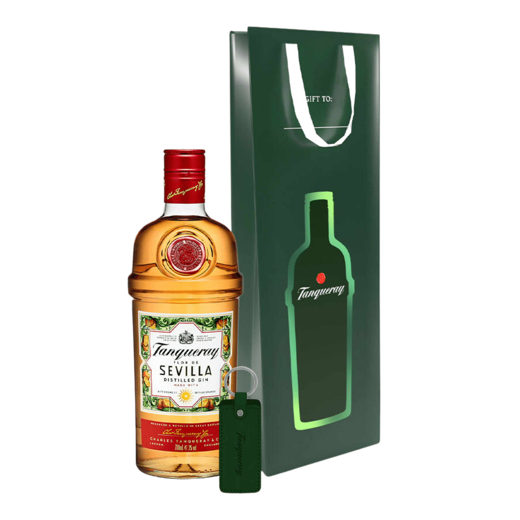Tanqueray Sevilla 1L + Tanqueray Gift Bag with Keychain