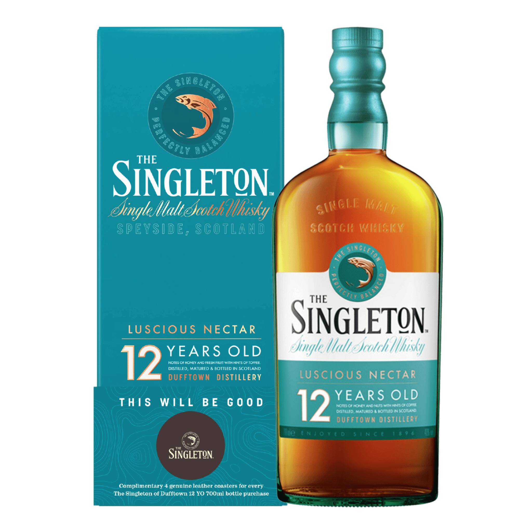 The Singleton of Dufftown 12yo Single Malt Scotch Whisky 700ml Coaster ...