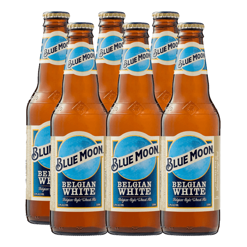 Blue Moon Belgian White 330ml Bundle of 6 at ₱759.00 | Boozy.ph