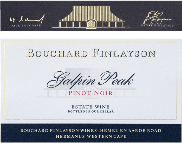 Bouchard Finlayson Galpin Peak Pinot Noir 2020 South African Red Wine 750ml at ₱3960.00 | Wine | Boozy.ph
