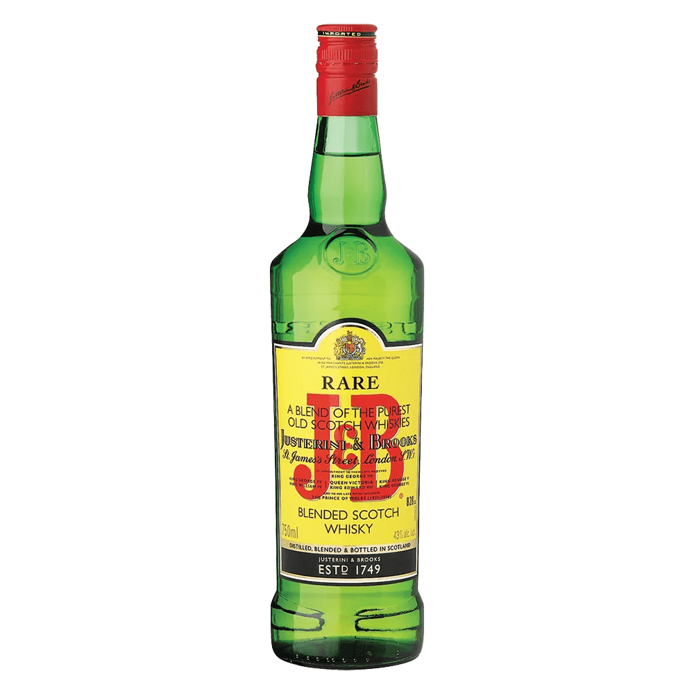 J&B Rare Blended Scotch Whisky 700ml at ₱449.00 | Boozy.ph