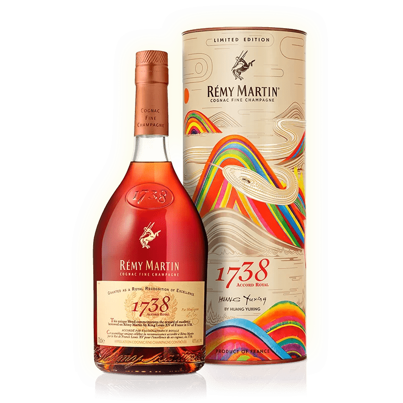 Remy Martin 1738 Accord Royal Cognac 750ml x Huang Yuxing Year of the Snake 2025 Lunar New Year Edition at ₱5549.00 | Boozy.ph