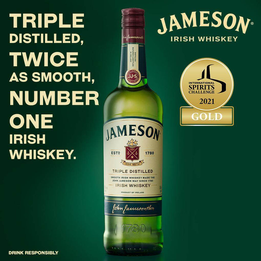 Jameson Blended Irish Whiskey 700ml at ₱1189.00 | Whisky | Boozy.ph