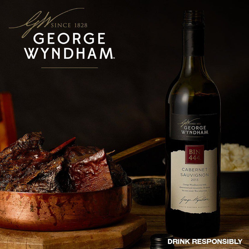 Wyndham Estate Bin 444 Cabernet Sauvignon 750ml at ₱799.00 | Wine | Boozy.ph