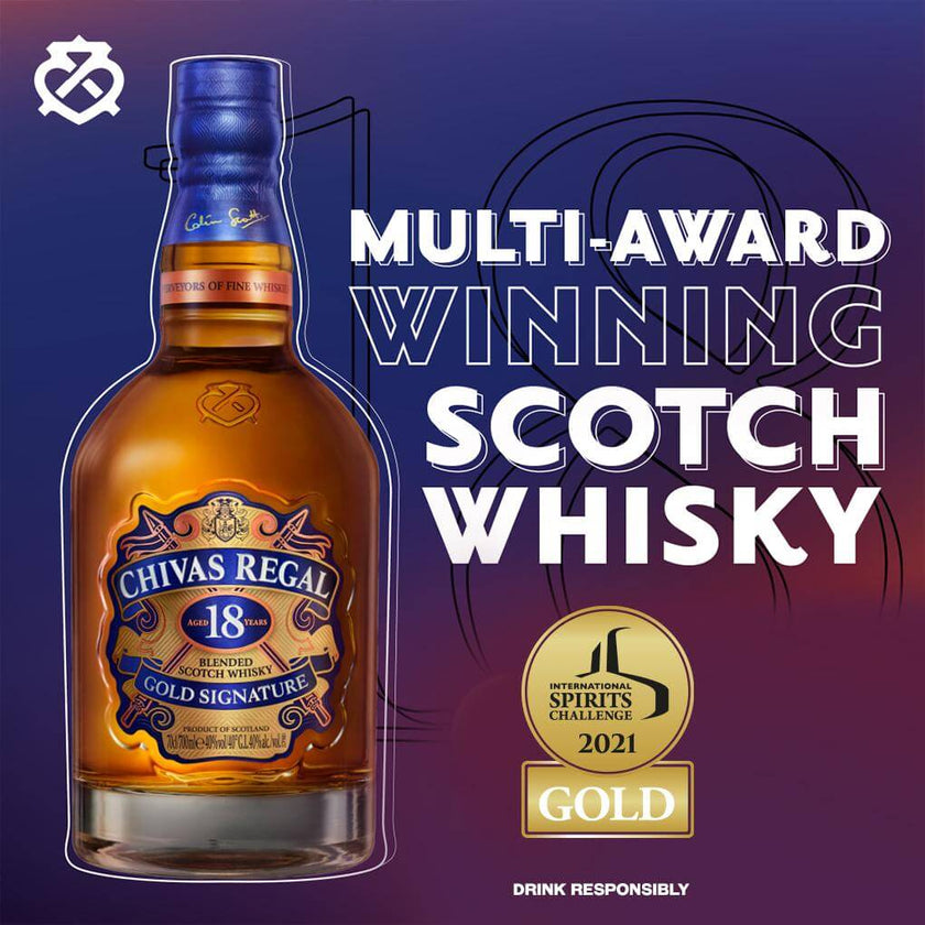 Chivas Regal 18yo 700ml at ₱2899.00 | Whisky | Boozy.ph