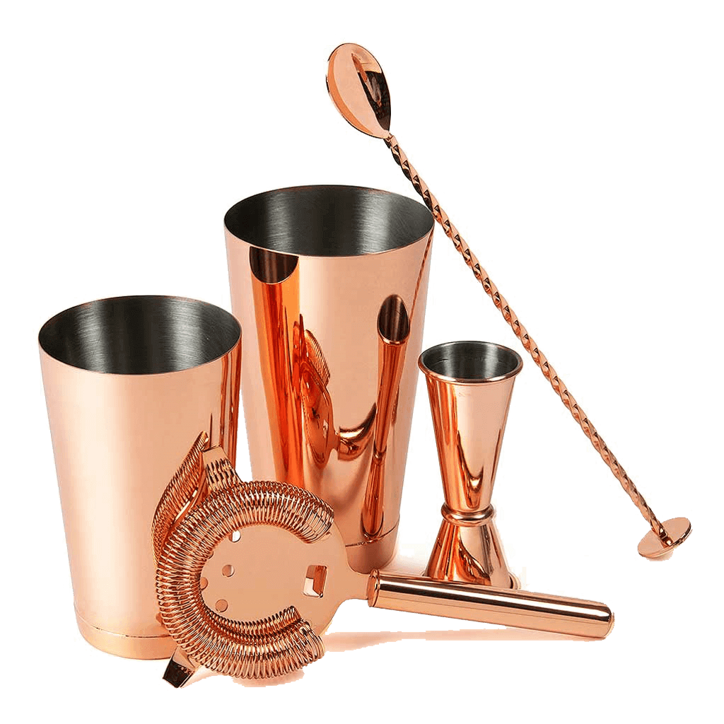 Urban Bar Copper 5 Piece Cocktail Set Boozy.ph