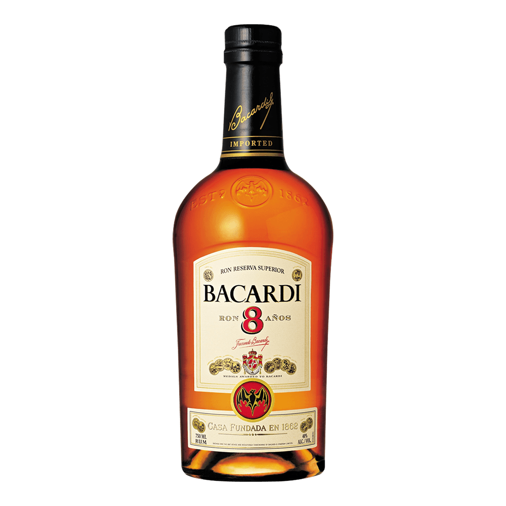 Bacardi 8 Anos Rum 700ml at ₱2749.00