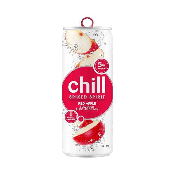 Chill Spiked Spirit Red Apple 330ml at ₱65.00