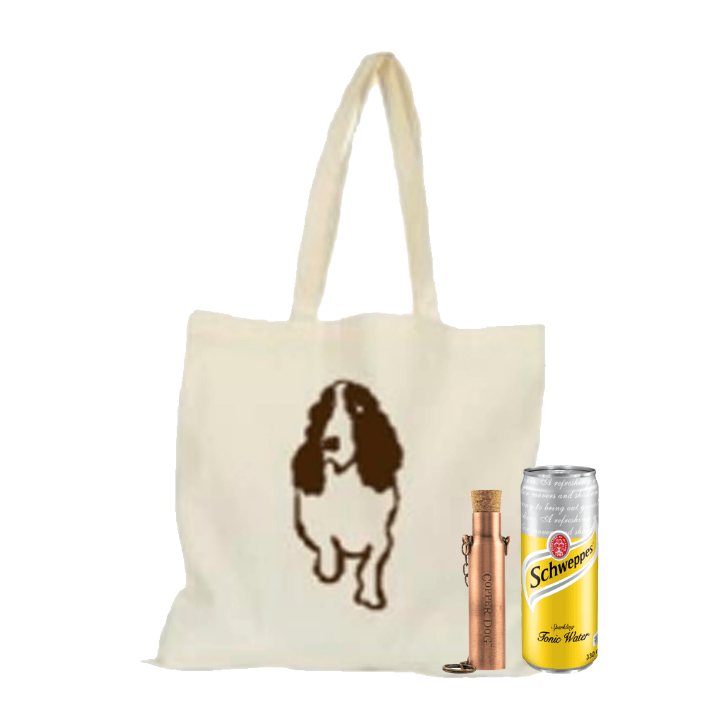 Copper Dog Tote Bag with Tonic Water and Dipper (Freebie) Boozy.ph
