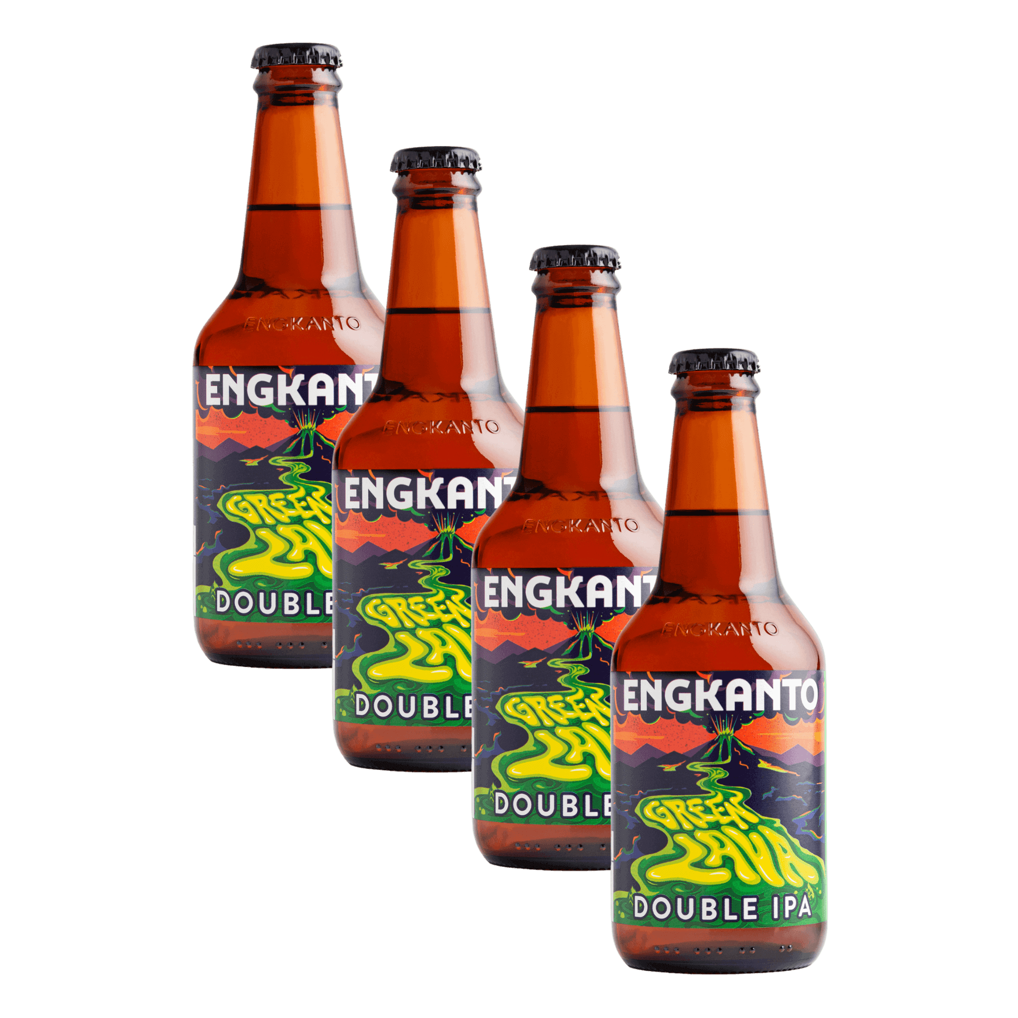 Engkanto Green Lava – Double IPA 330mL Bottle 4-Pack at ₱594.00