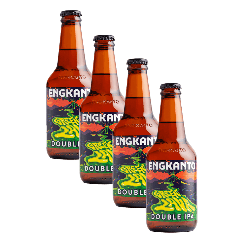 Engkanto Green Lava - Double IPA 330mL Bottle 4-Pack at ₱572.00 | Beer | Boozy.ph