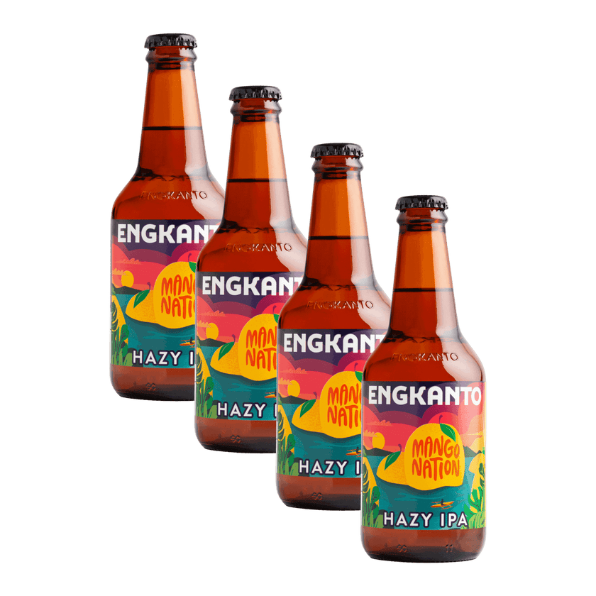 Engkanto Mango Nation - Hazy IPA 330mL Bottle 4-Pack at ₱500.00 | Beer | Boozy.ph