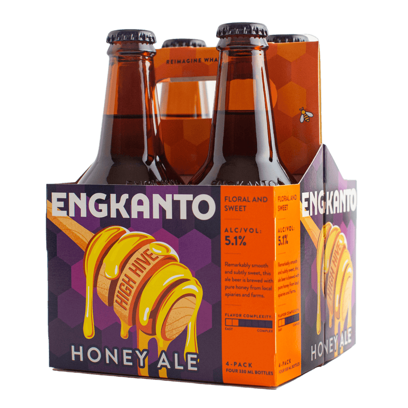 Engkanto High Hive - Honey Ale 330mL Bottle 4-Pack at ₱380.00 | Beer | Boozy.ph