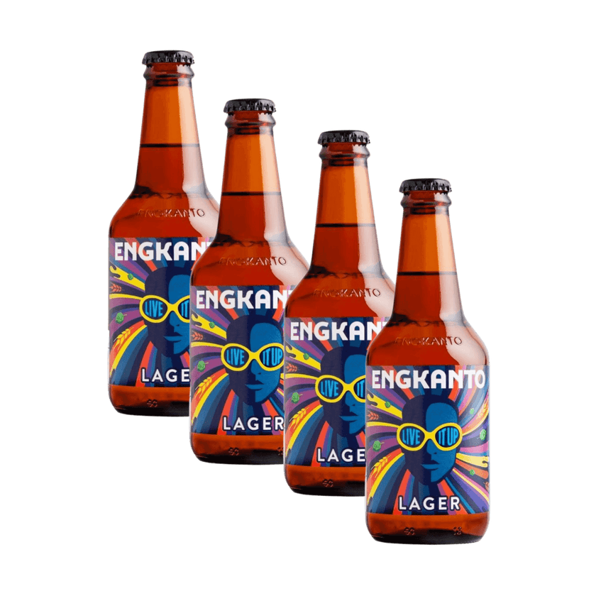 Engkanto Live It Up! Lager 330mL Bottle 4-Pack at ₱380.00 | Beer | Boozy.ph