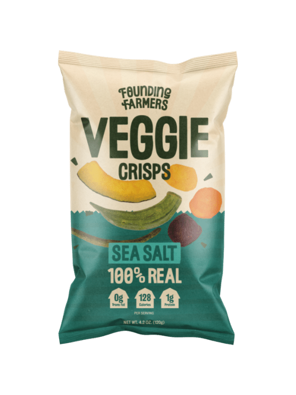 Founding Farmers Mixed Veggie Crisps in Sea Salt 120g at ₱199.00
