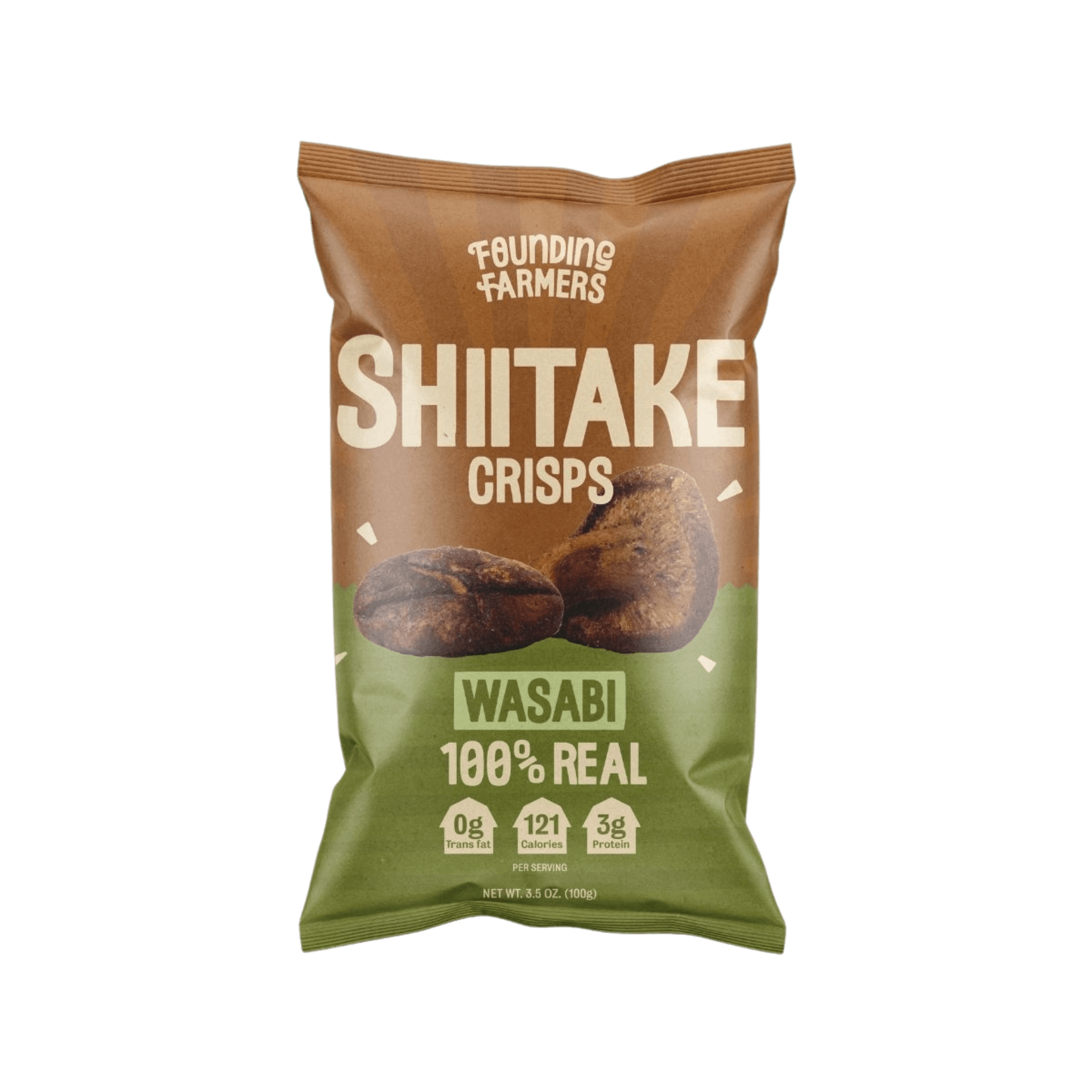 Founding Farmers Shiitake Mushroom Crisps Wasabi 100g at ₱219.00