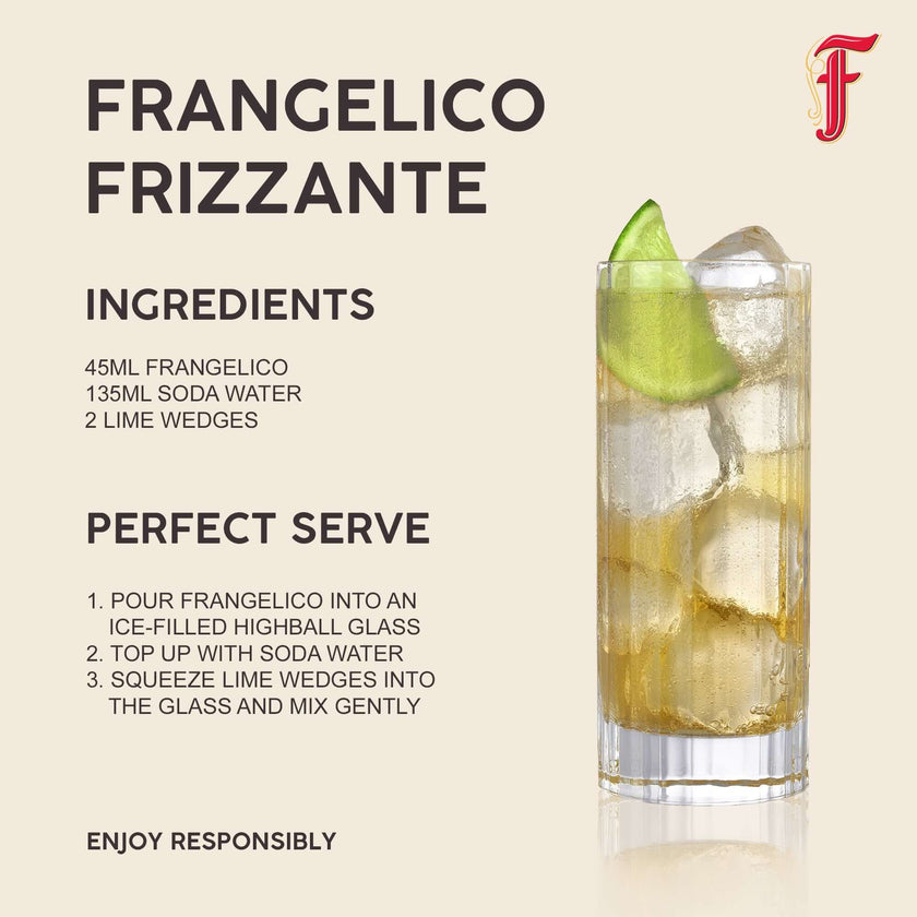 Frangelico 700ml at ₱1849.00 | Liqueur | Boozy.ph