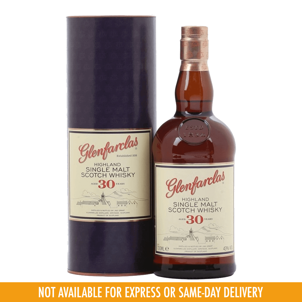 Glenfarclas 30yo Highland Single Malt Scotch Whisky 700ml at ₱47499.00 | Boozy.ph