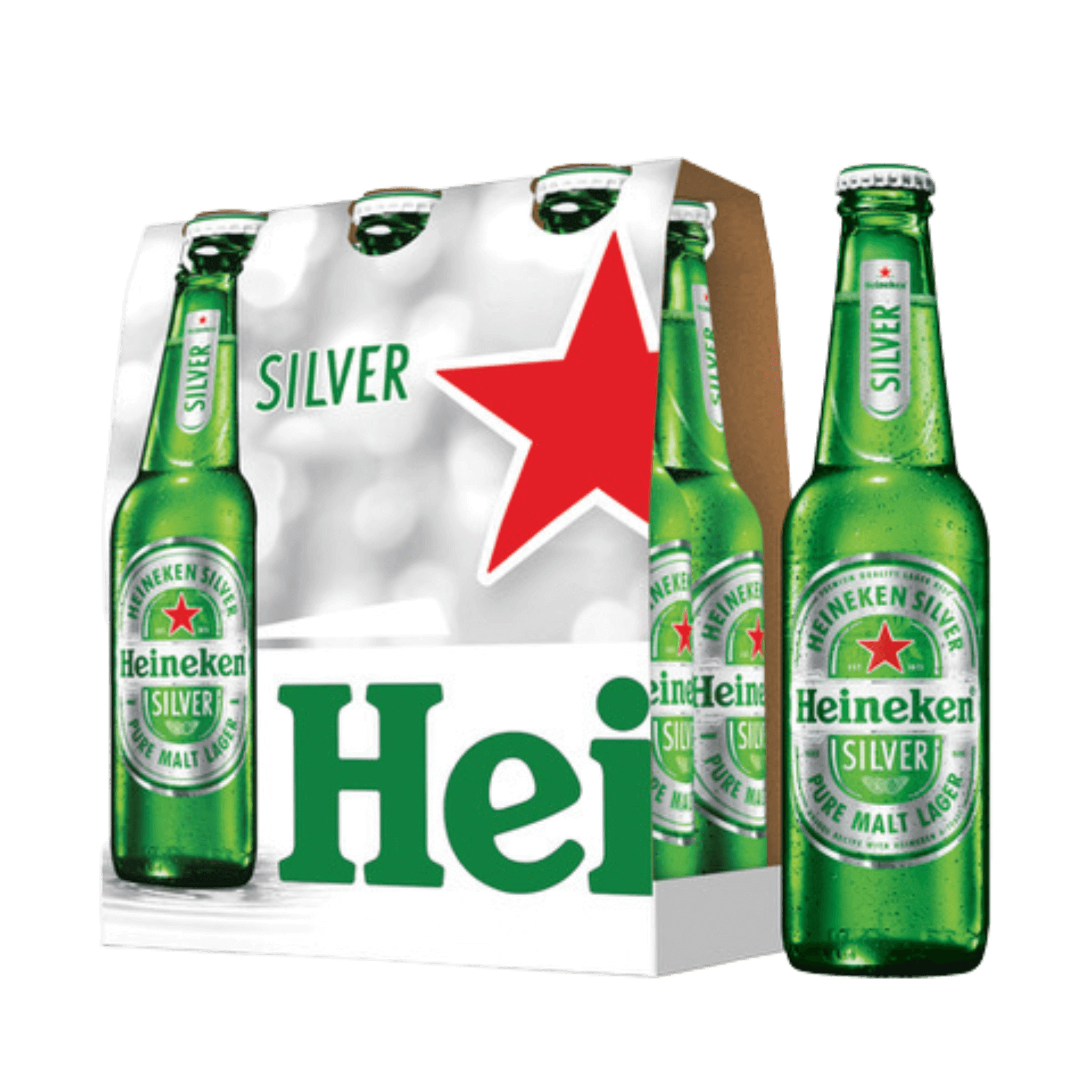 Heineken Silver 330ml Bottle 6-Pack at ₱449.00