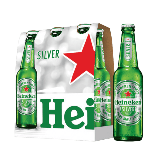 Heineken Silver 330ml Bottle 6-Pack at ₱449.00