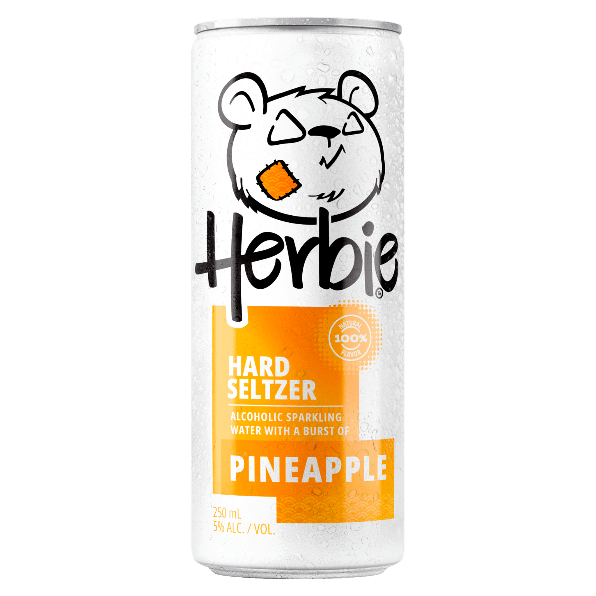 Herbie Hard Seltzer Pineapple 250ml at ₱139.00