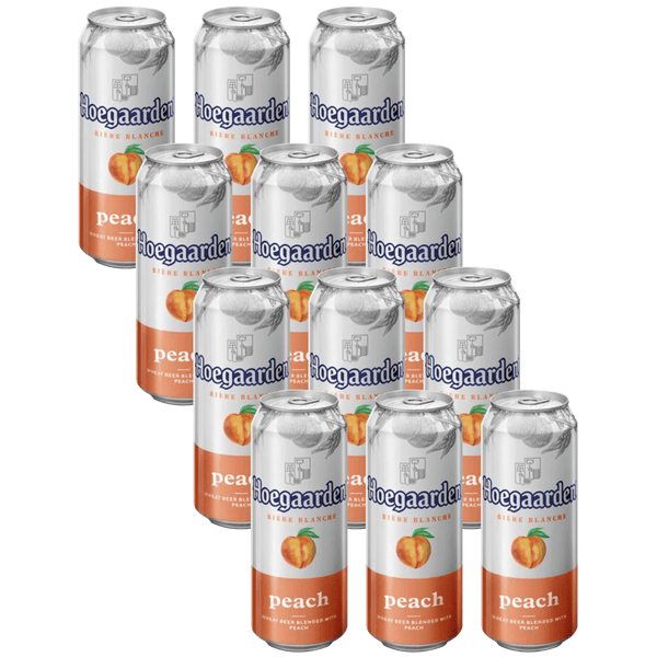 Hoegaarden Peach 500ml Can Bundle of 12 at ₱2388.00