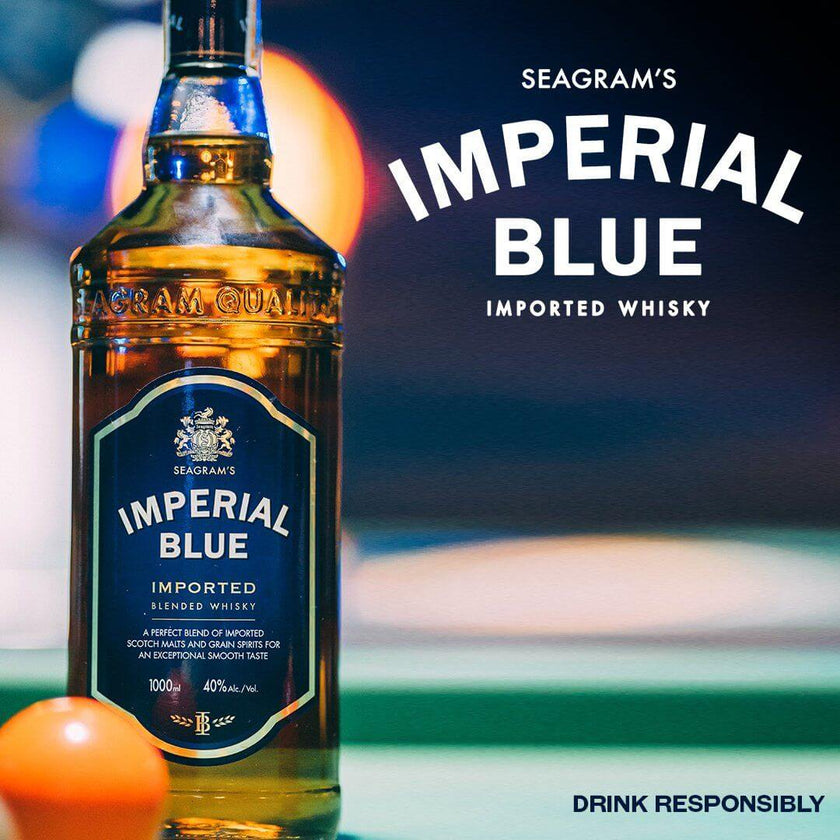 Imperial Blue Full Strength Blended Whiskey Boozy.ph