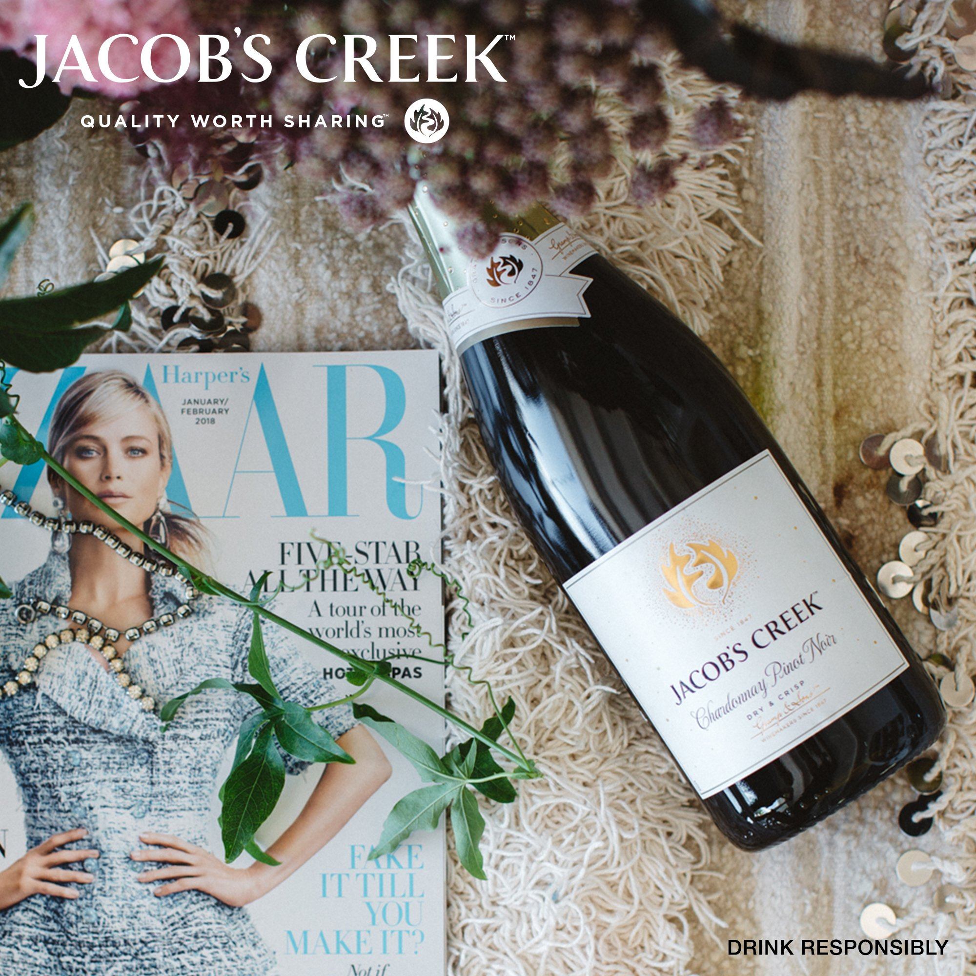 Jacob's Creek Sparkling Chardonnay Pinot Noir 750ml at ₱949.00