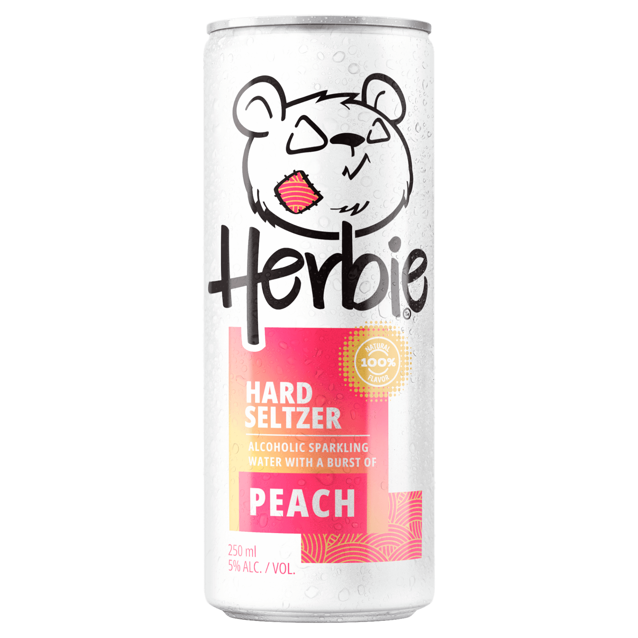 Herbie Hard Seltzer Peach 250ml at ₱139.00