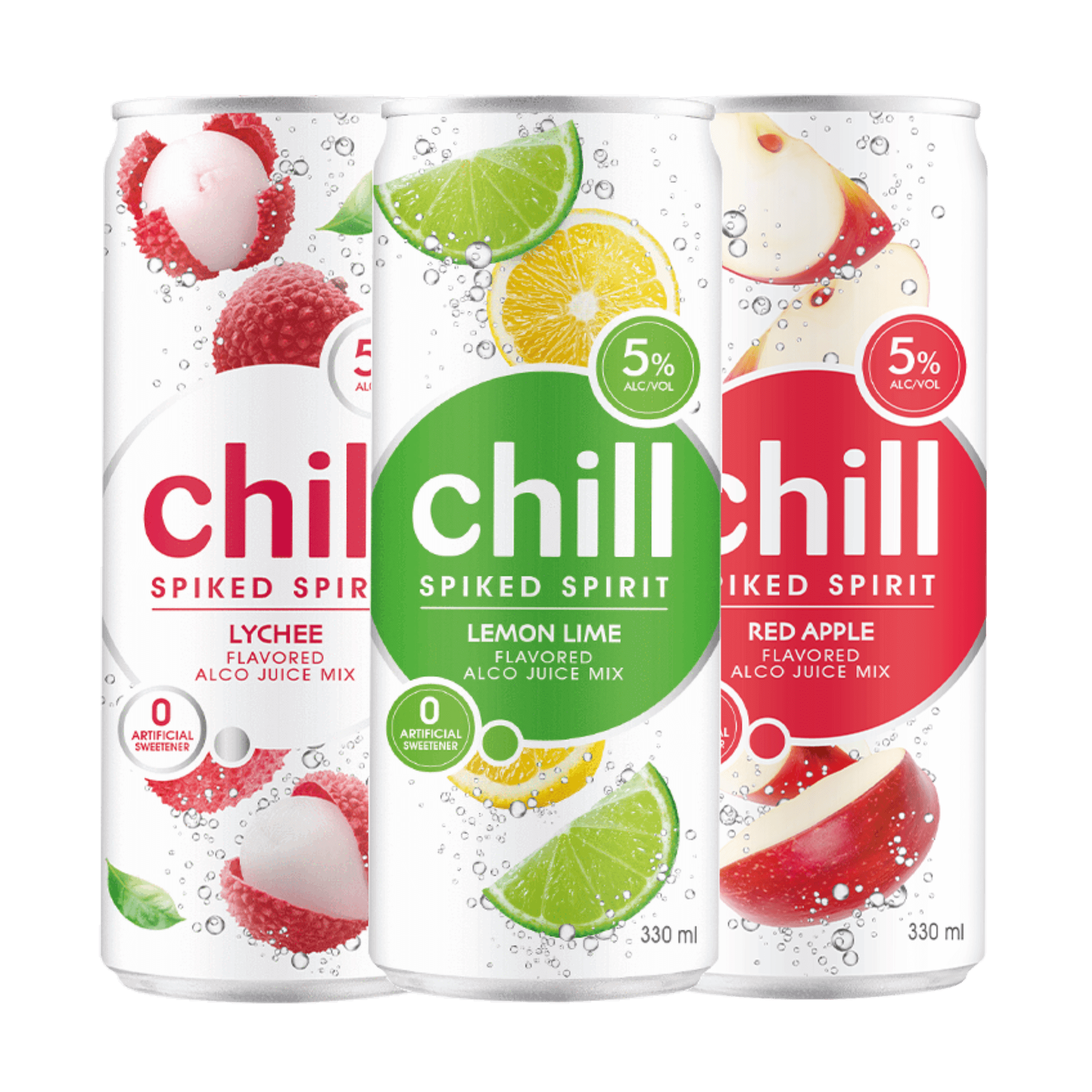 Chill Spiked Spirit 330ml Variety Bundle of 3 at ₱195.00