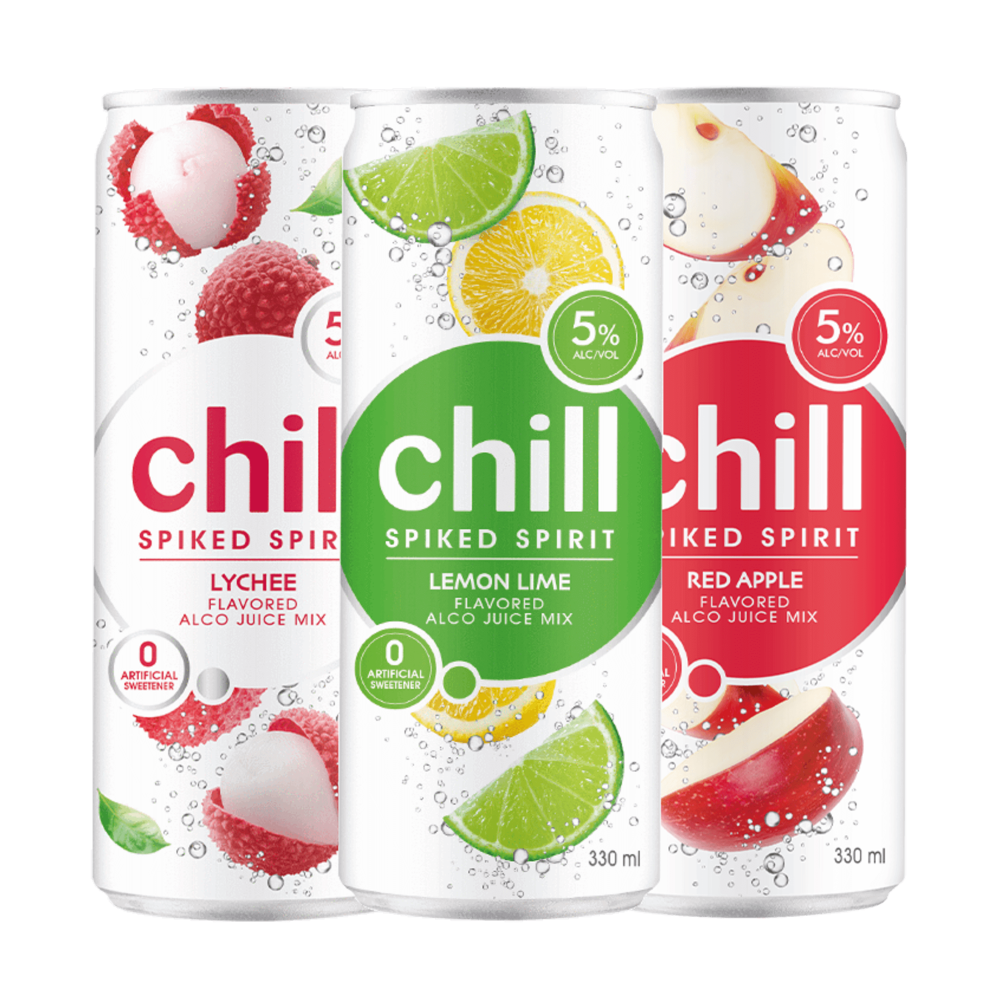 Chill Spiked Spirit 330ml Variety Bundle of 3 at ₱195.00 | Boozy.ph