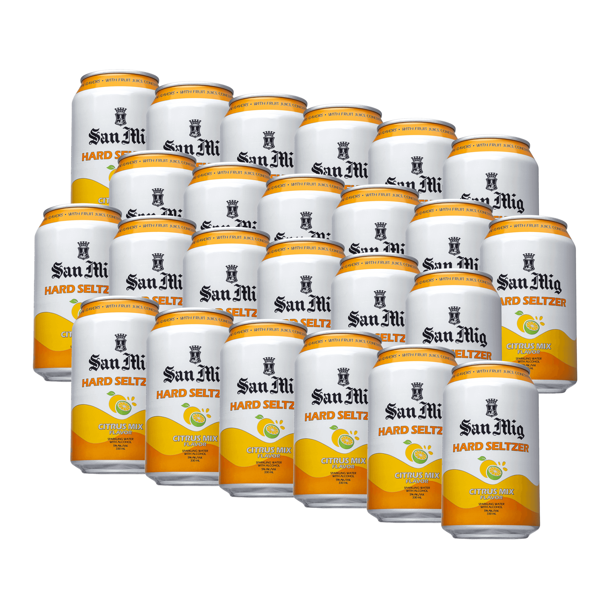 San Mig Hard Seltzer Citrus Mix 330ml Bundle of 24 at ₱1416.00
