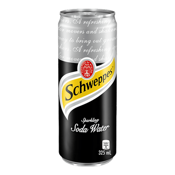 Schweppes Soda Water 325ml at ₱49.00