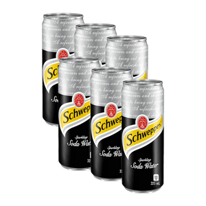 Schweppes Soda Water 325ml Bundle of 6 at ₱294.00