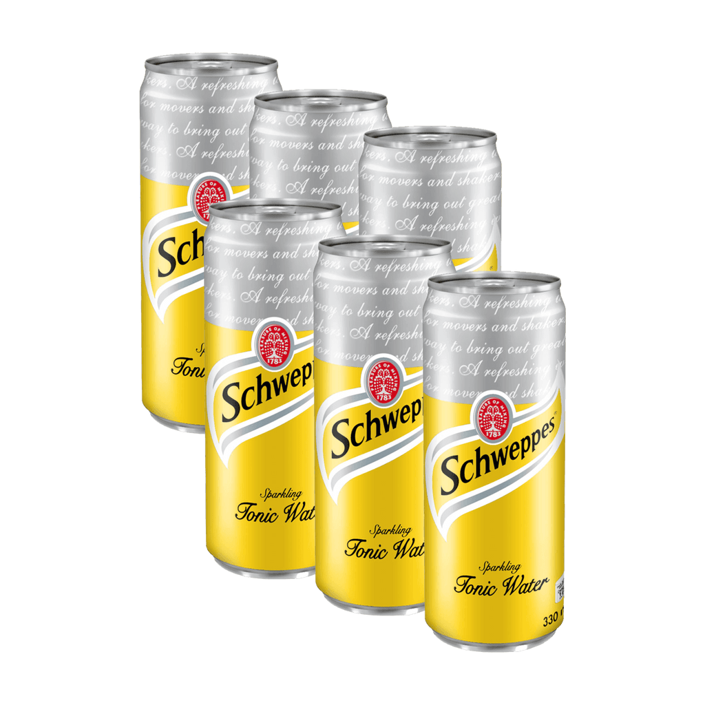 Schweppes Tonic Water 325ml Bundle Of 6 - Boozy.ph