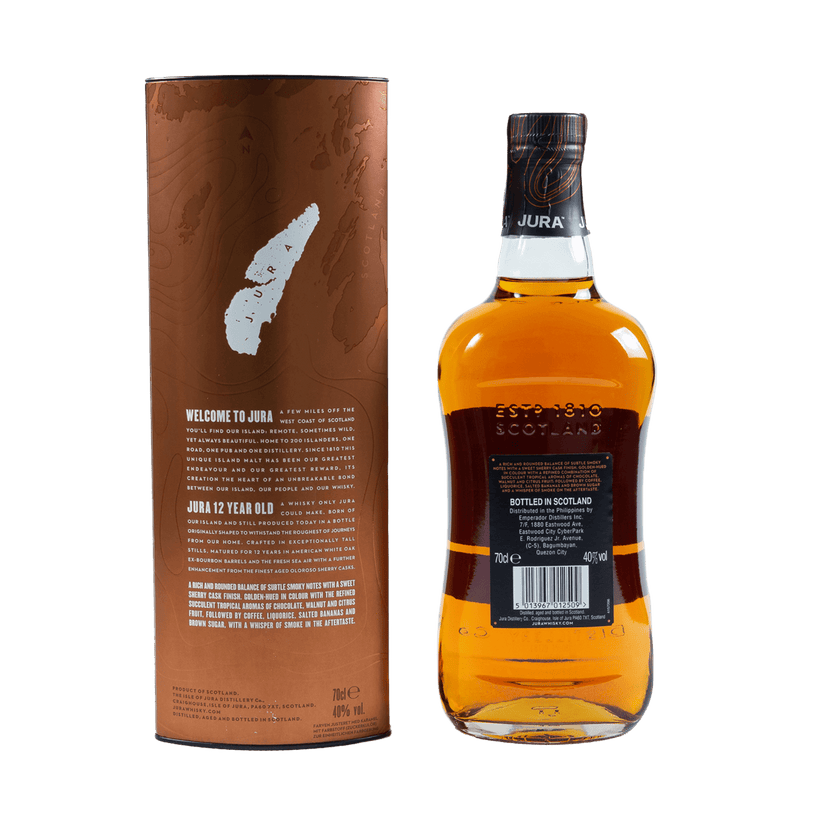 Jura 12yo 700ml at ₱2449.00 | Whisky | Boozy.ph