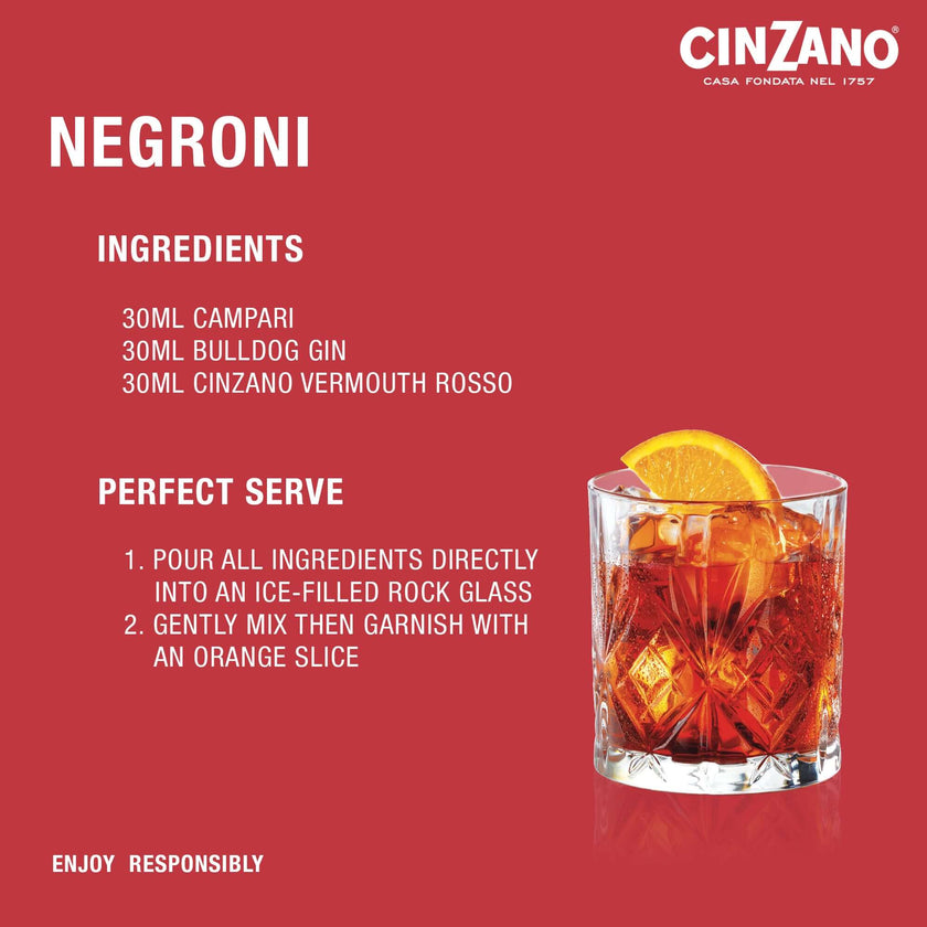 Cinzano Vermouth Rosso 1L at ₱819.00 | Liqueur | Boozy.ph