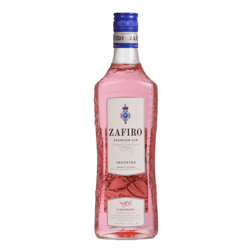 Zafiro Premium Gin Strawberry 700ml at ₱319.00 | Boozy.ph