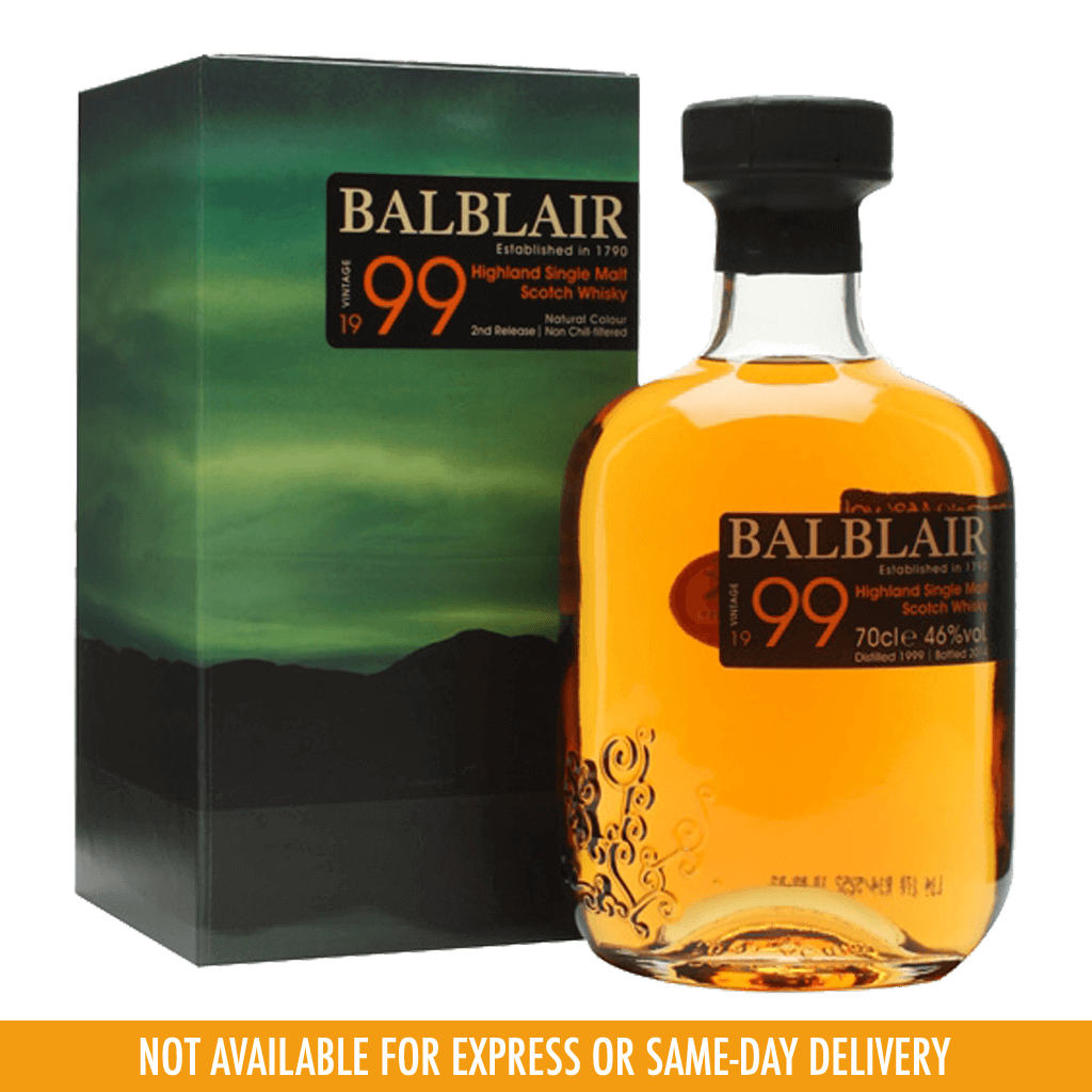 Balblair 1999 Vintage Highland Single Malt Scotch Whisky 700ml at ₱7399.00 | Boozy.ph