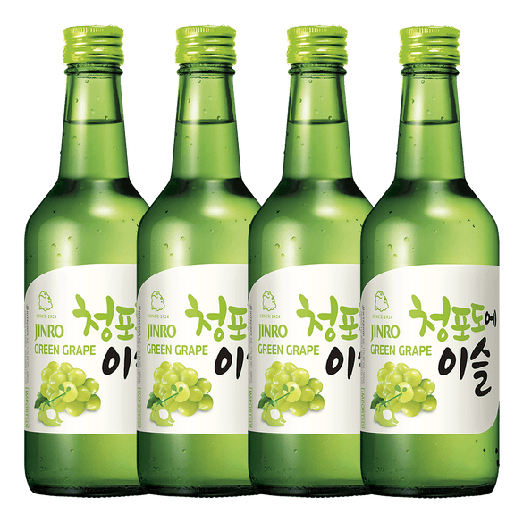 Jinro Green Grape Soju 360ml Bundle of 4 at ₱596.00